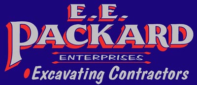E. E. Packard Enterprises excavating and trucking serving central Vermont out of East Montpelier Logo